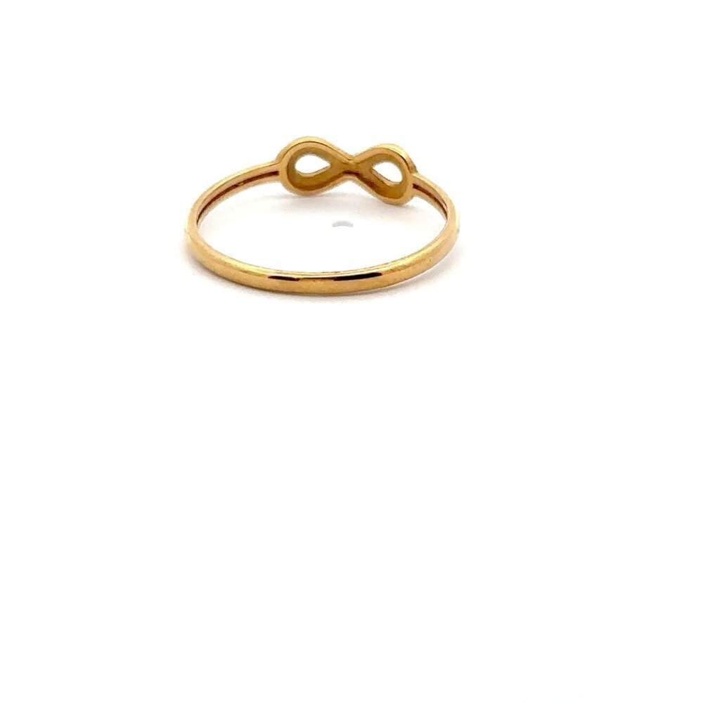 18K Gold Ring Infinity 1.05 grams Size 6.25 - Picture 9 of 9